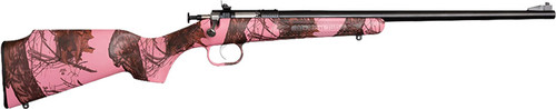 BLUED/MOSSY OAK PINK BLAZECRICKETT RIFLE G2 22LR 
