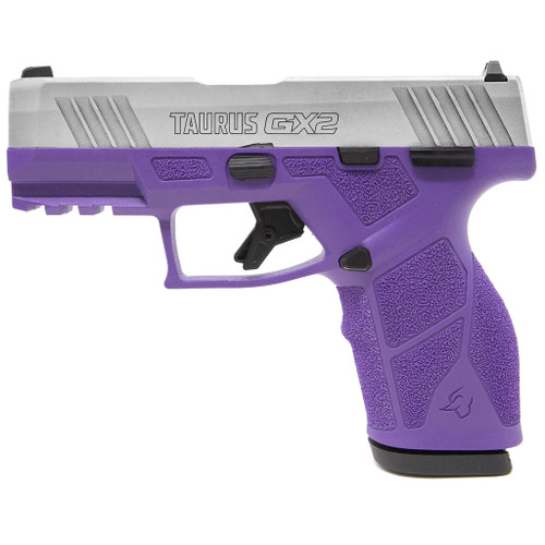 Taurus GX2 Pistol 9mm 3.38 in. Dark Purple Frame/SS Slide 13 rd.