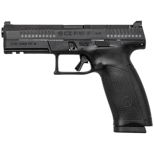 CZ P-10 F Optic Ready Pistol 9mm 4.5 in. Black 10+1 rd.