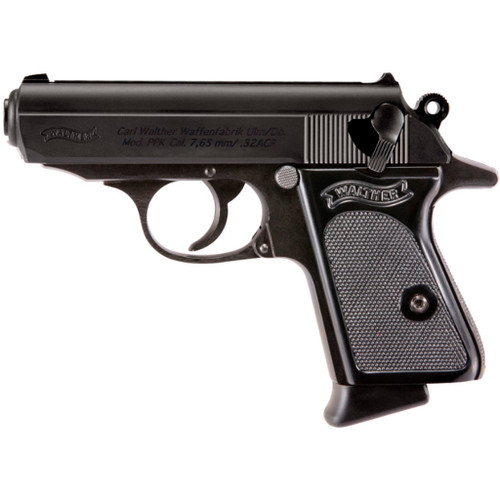Walther PPK Pistol 32 ACP 3.3 in. Black 6 rd.