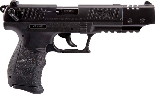 10-SHOT BLACK POLYMER THREADEDWALTHER P22 CA TARGET 22LR 5" 