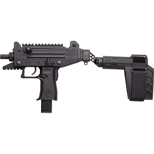 IWI UZI Pro Pistol with Stabilizing Brace 9mm 4.5 in. Black 25 rd. with Threaded Barrel