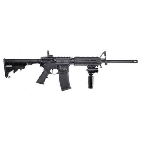 Smith & Wesson M&P 15 Sport II Rifle 5.56 NATO 30rd Magazine 16" Barrel Black with MLOK Tactical Light and Case USED