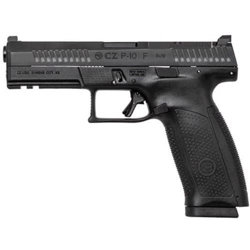CZ P-10 F Optic Ready Pistol 9mm 4.5 in. Black 19+1 rd.
