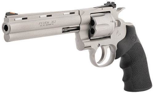 CLT PYTHON 357MAG 6 MATTE SS RUBBER