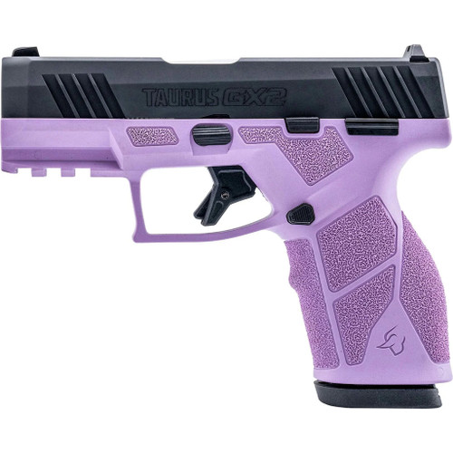 Taurus GX2 Pistol 9mm 3.38 in. Light Purple Frame/Black Slide 13 rd.