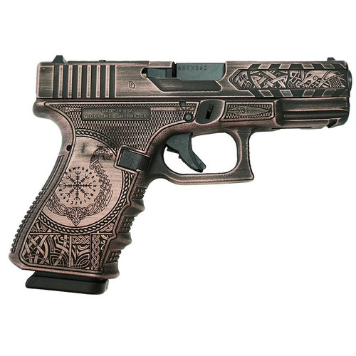 Glock 19 Gen 3 Custom "Valkyrie" Handgun 9mm Luger 15rd Magazines (2) 4" Barrel Austria Made