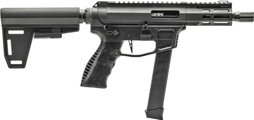 G-Force Jawbone Pistol 9mm 5 in. Black Pistol Brace 33 rd.