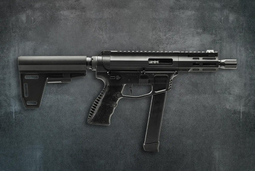 G-Force Jawbone Pistol 9mm 5 in. Black Pistol Brace 33 rd.