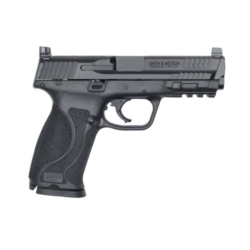 Smith & Wesson M&P9 M2.0 Full Size LE Handgun 9mm Luger 17rd Magazine 4.25" Barrel Black Optic Ready Night Sights MS NTS USED