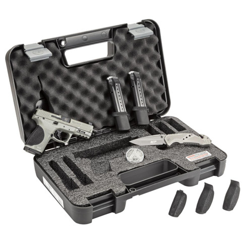 Smith & Wesson M&P9 M2.0 Compact Optics Ready Spec Series Handgun 9mm Luger 15rd Magazines 4.6" Barrel Stainless Steel USED