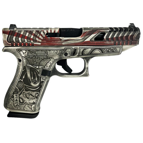 Glock 48 Custom "Rising Sun Bushido" Handgun 9mm Luger 10/rd Magazines (2) 4.17" Barrel Austria