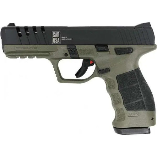SARSILMAZ SAR9X 9MM PSTL BLK/ODG