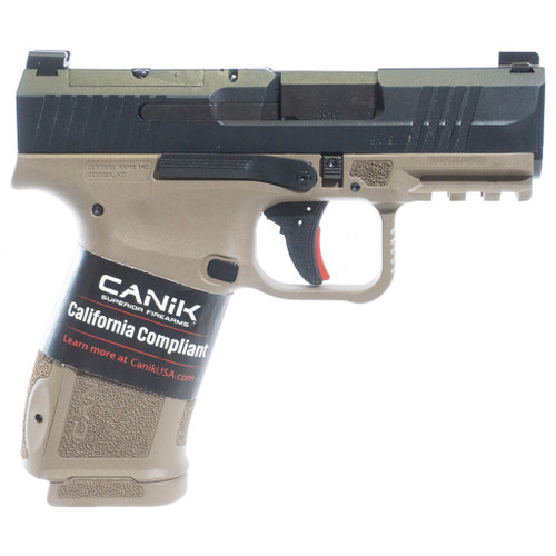 Canik Mete MC9 L Pistol 9mm 3.18 in . Black Slide / FDE Frame 10 Rd. CA