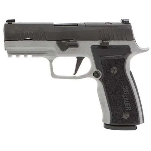 dSIG 320AXG CARRY 9MM PSTL 3.9" RVRS 2 TONE, 2-10RD MAG O.R.