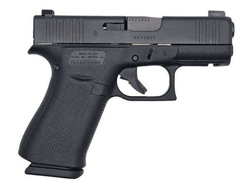 GLOCK G43X 9MM PISTOL 3.41" BLACK NIGHT SIGHTS 2-10RD MAGS
