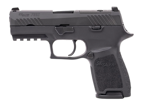 Sig Le W320CA-9-BSSP P320 Law Enforcement Compact 9mm Luger 17+1 3.90" Black Barrel, Black Nitron Stainless Steel Serrated Slide, Black Stainless Steel Frame w/Beavertail & Picatinny Rail, Black Polymer Grip   Sig Le W320CA-9-BSSP P320 Law Enforcement Compact 9mm Luger 17+1 3.90" Black Barrel, Black Nitron Stainless Steel Serrated Slide, Black Stainless Steel Frame w/Beavertail & Picatinny Rail, Black Polymer Grip