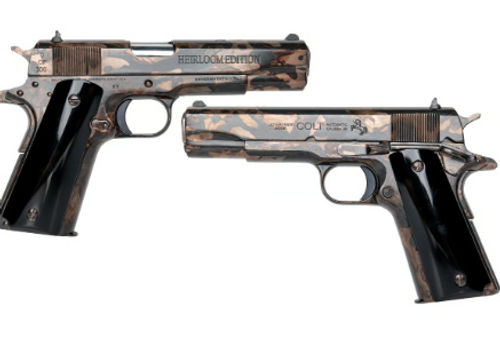 COLT HEIRLOOM 1911 GOVERNMENT 38 SUPER 5" PSTL 1-9RD MAG 1-300 MADE