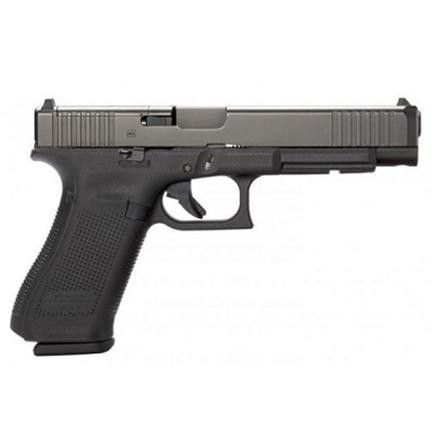 Glock 34 Gen 5 MOS Handgun 9mm Luger 17/rd Magazines (3) 5.31" Barrel Black Night Sights 4.5lb Trigger LE USA
