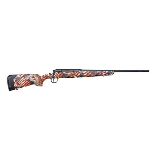 Savage Arms Axis II Rifle 6.5 Creedmoor 4rd Magazine 22" Barrel Red White & Blue Synthetic Stock