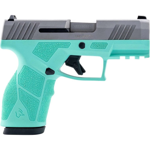 Taurus GX2 Pistol 9mm 3.38 in. Cyan Frame/SS Slide 10 rd.