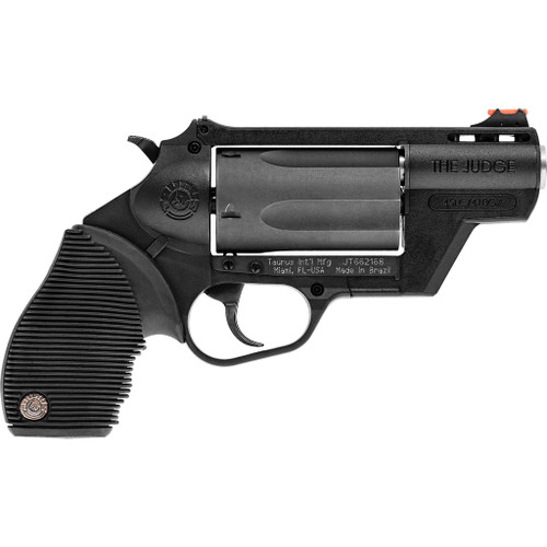 Taurus Judge Public Defender Revolver 45 Colt/410 Gauge 5 Rd Blued/Black Grip 2 in.