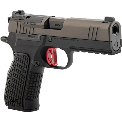 Dan Wesson DWX Compact Optic Ready Pistol 9mm 4 in. Black w/Rail 10+1 rd.