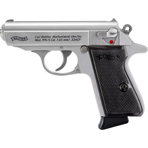 Walther PPK/S Pistol 32 ACP 3.3 in. Stainless 7 rd.