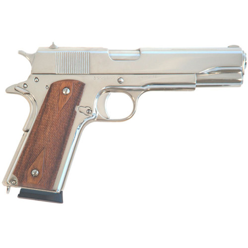 Cimarron 1911 Pistol 45 ACP 5 in. Nickel 8 rd.