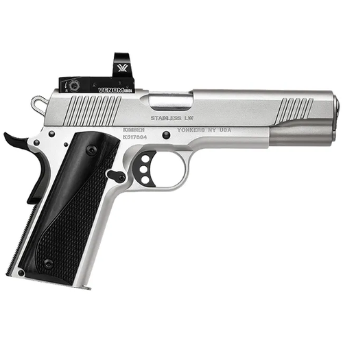 STAINLESS LW 1911 9MM  W/RED DOT