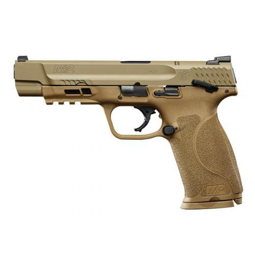 Smith & Wesson M&P 9 2.0 Handgun 9mm 17/rd 5" Barrel FDE Thumb Safety USED