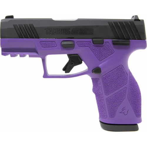 Taurus GX2 Pistol 9mm 3.38 in. Dark Purple Frame/Black Slide 13 rd