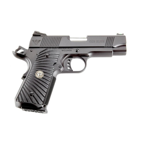 Wilson Combat CQB Compact Handgun 9mm Luger 8rd (1) & 10rd (1) Magazines 4" Barrel Black Armor-Tuff