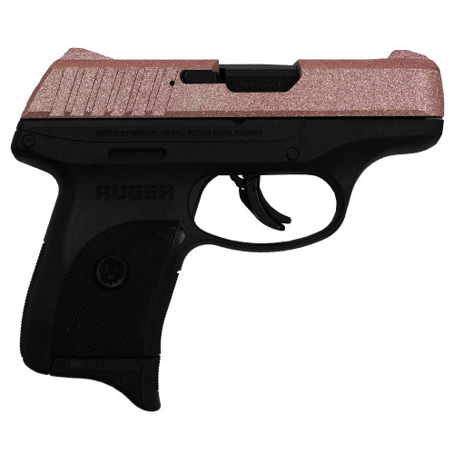 Ruger EC9s CSSI Exclusive Rose Gold Glitter Handgun 9mm Luger 7rd Magazine 3.12" Barrel