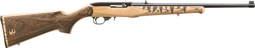 BLUED NATURAL LAMINATE STOCKRUGER 10/22 22LR GATOR SCENE 
