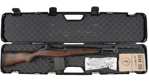 JAMES RIVER ARMORY ITALIAN BM-59 7.62X51 GRADE A, G2 BILLET RECEIVER, SURPLUS STOCK, BIPOD, 1-20RD