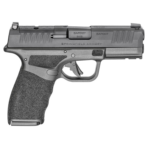 Springfield "Gear Up 2025" Hellcat PRO Compact White-Dot Handgun 9mm Luger 15(3)&17(2)rd Magazines 3.8" Black Frame CT1500 and Range Bag