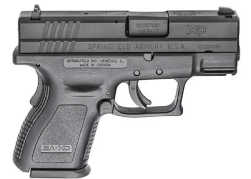 dSPRINGFIELD ARMORY XD SUB COMP PSTL 9MM 3" 1-13RD