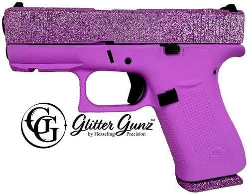 GLOCK 43X MOS 9MM 3.41 GLITTER GUNZ LUX