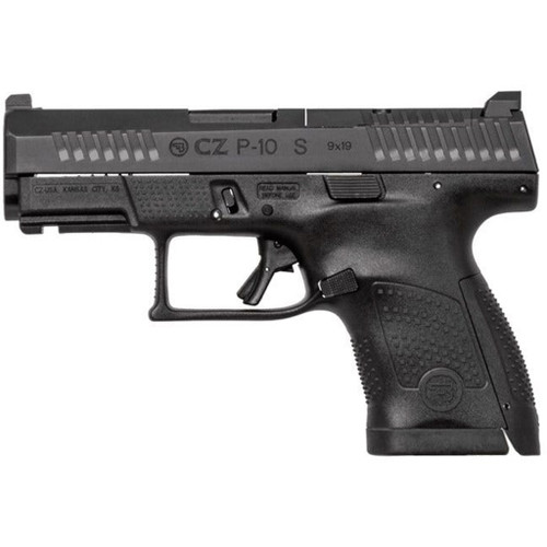 CZ P-10 S Optic Ready Pistol 9mm 3.5 in. Black 10+1 rd.