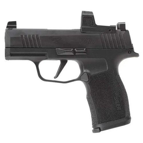 dSIG 365X 9MM PSTL BLK, 2-12RD MAG, RMEO ZERO ELITE OPTIC