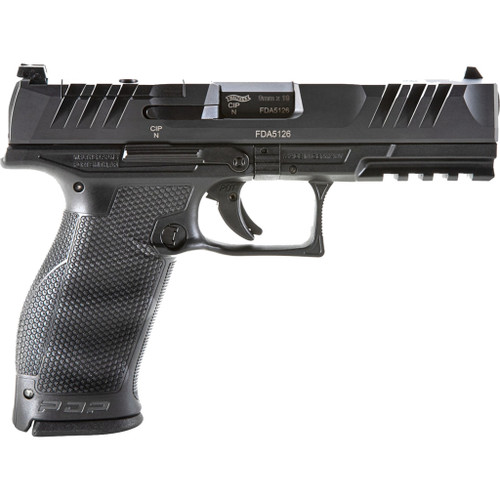 Walther PDP Full Size Optic Ready Pistol 9mm 4.5 in. Black 18 rd.