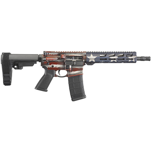 RUG AR-556 PISTOL 5.56 10.5 30RD AMERICAN FLAG