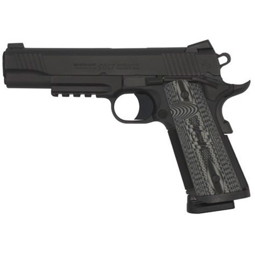 Colt 1911 CCU Rail Pistol 45 ACP 5 in. Matte Black DLC 8 rd.