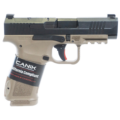 Canik Mete MC9 LS Pistol 9mm 3.63 in . Black Slide / FDE Frame 10 Rd. CA