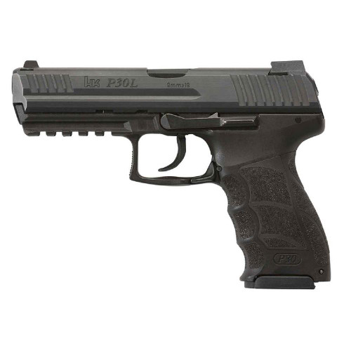 H&K P30L Long Slide  Handgun 9mm Luger 10rd Magazines(3) 4.45" Barrel DAO Light Strike V1 LEM Trigger Night Sights