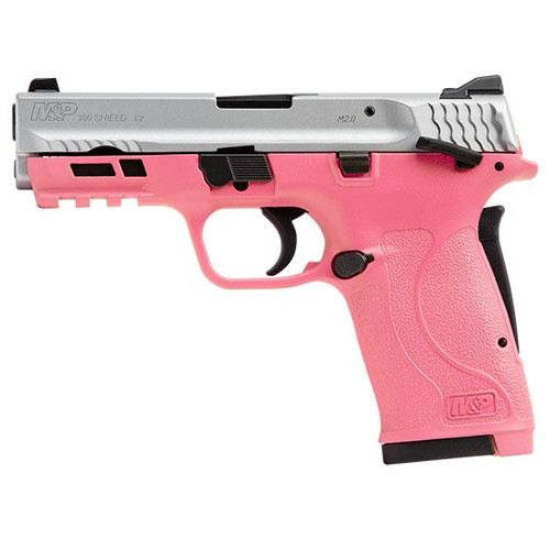S&W M&P 380 Shield EZ .380 ACP 8rd Magazine 3.675" Barrel Thumb Safety Satin Slide/Pink Frame USED