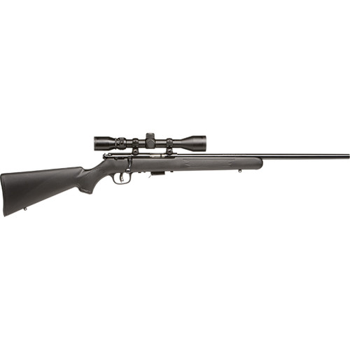 Savage 93R17 FXP Package Rifle 17 HMR Black Synthetic 21 in. RH W/Scope
