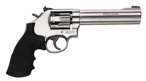 S&W M617 Handgun .22 LR 10rd Capacity 6" Barrel Stainless Satin Steel Finish - Demo