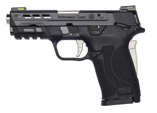 Smith & Wesson M&P Shield EZ Performance Center Sliver 9mm Luger 8rd Magazine 3.83" Ported Barrel Thumb Safety- USED